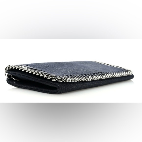 STELLA MCCARTNEY -Shaggy Deer Falabella Flap Wallet - NWT - Picture 2 of 4